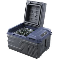 Portable Freezer Opened