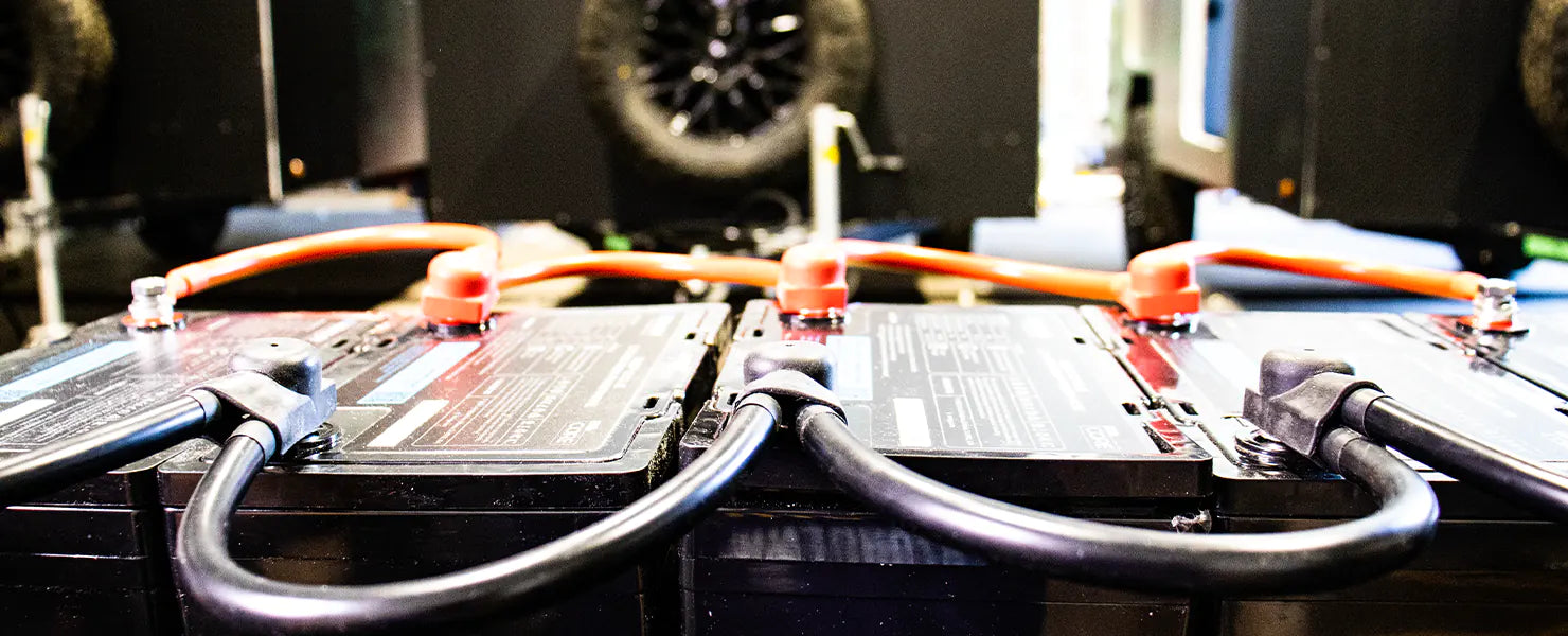 600Ah of Lithium batteries for 100% off grid travel and camping
