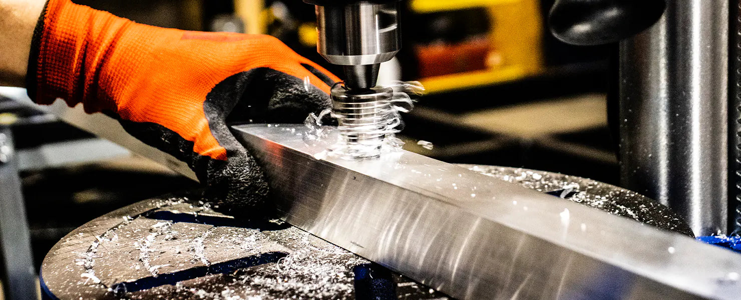 Aluminum work on the Explore X2 structure
