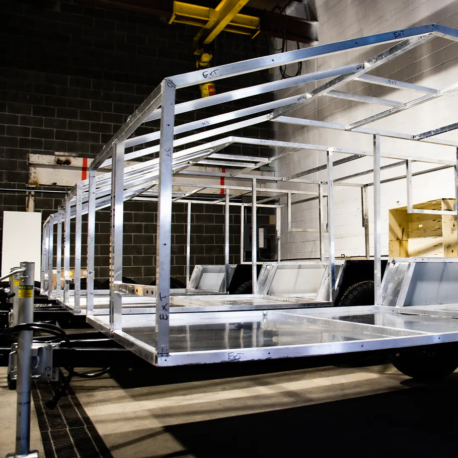 Overland Teardrop Trailer with Aluminium frame view, anti corrosion build