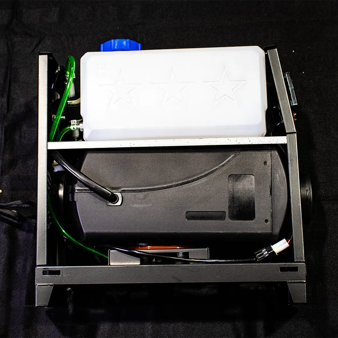 Inside view of the heater