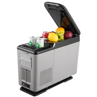 12v portable refrigerator opened view