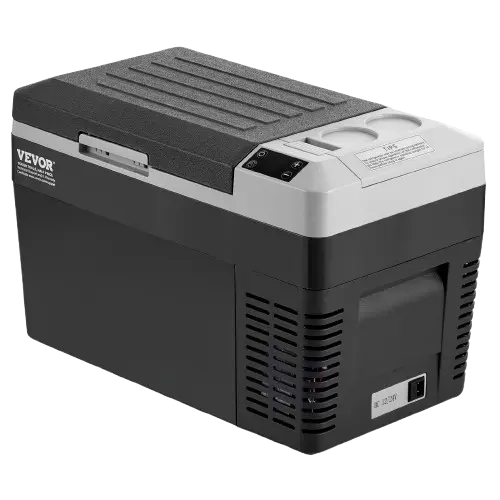 12V portable Refrigerator for car, fridge closed view