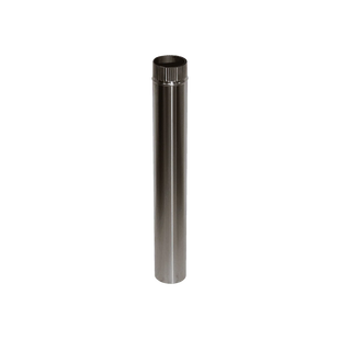 Mini Wood Stove <br>3" Stainless Double Wall Flue Pipe <br>24" Long