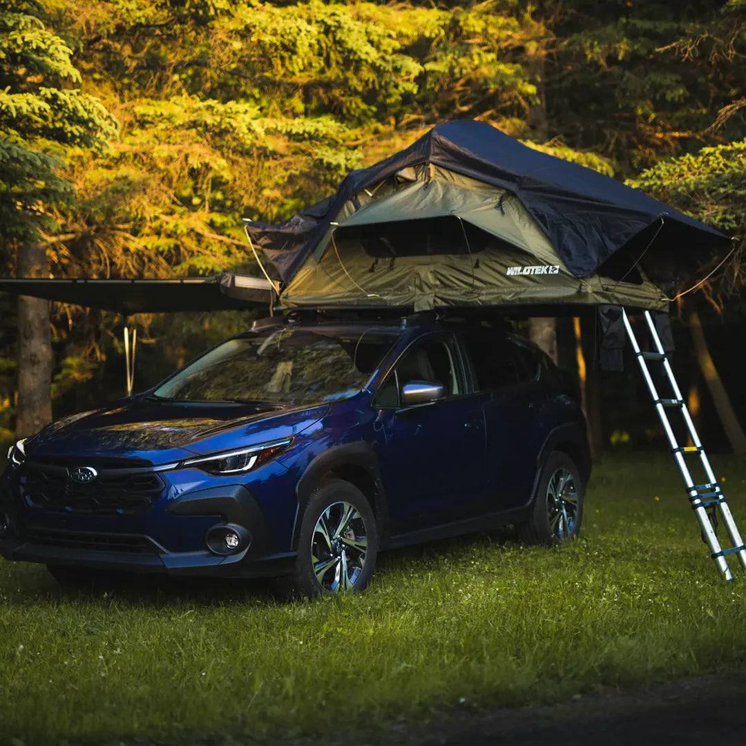 2 Person Soft Shell Roof Tent with Awning