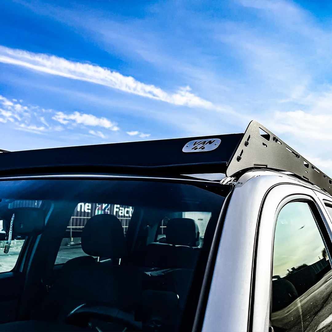 Front view of the Tacoma roof rack for 2nd gen toyota tacoma