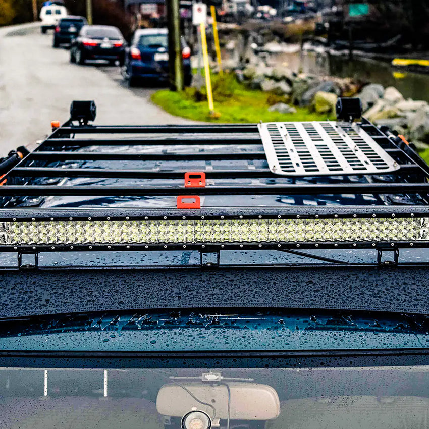 Top view of the Overland Roof Rack