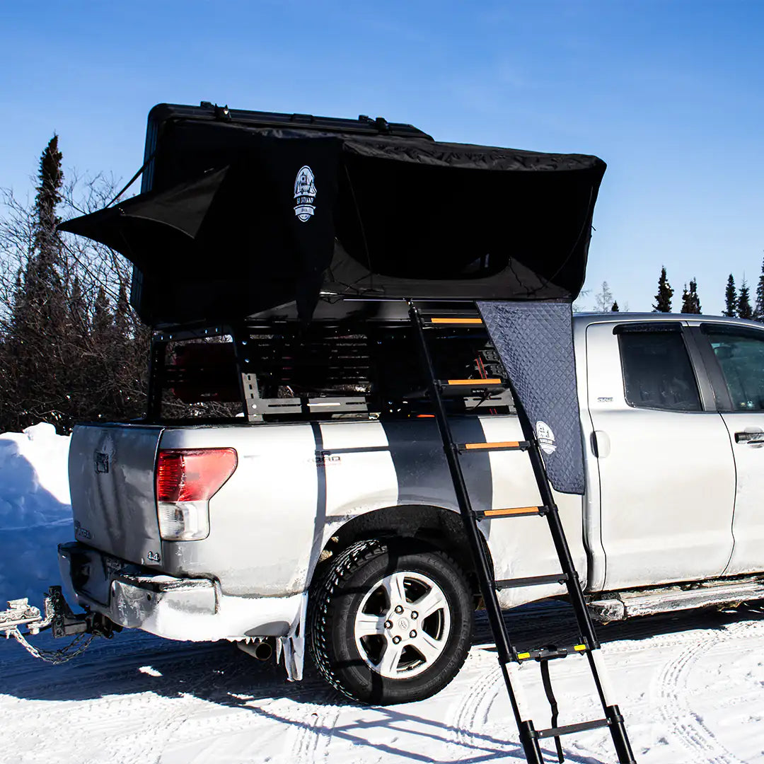 4 season Roof Top tent with ladder open