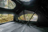 Inside view of the hybrid roof top tent