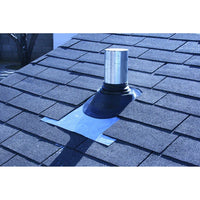 Shingled Roof Exit Kit on a roof