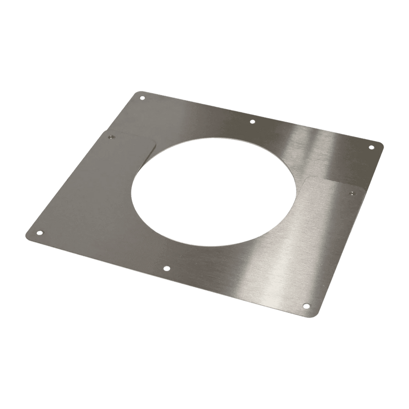 5 inches Stainless Ceiling Trim Plate for tiny wood stove exit