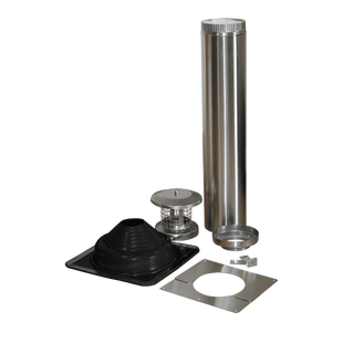 Mini Wood Stove <br>Metal Roof Exit Kit
