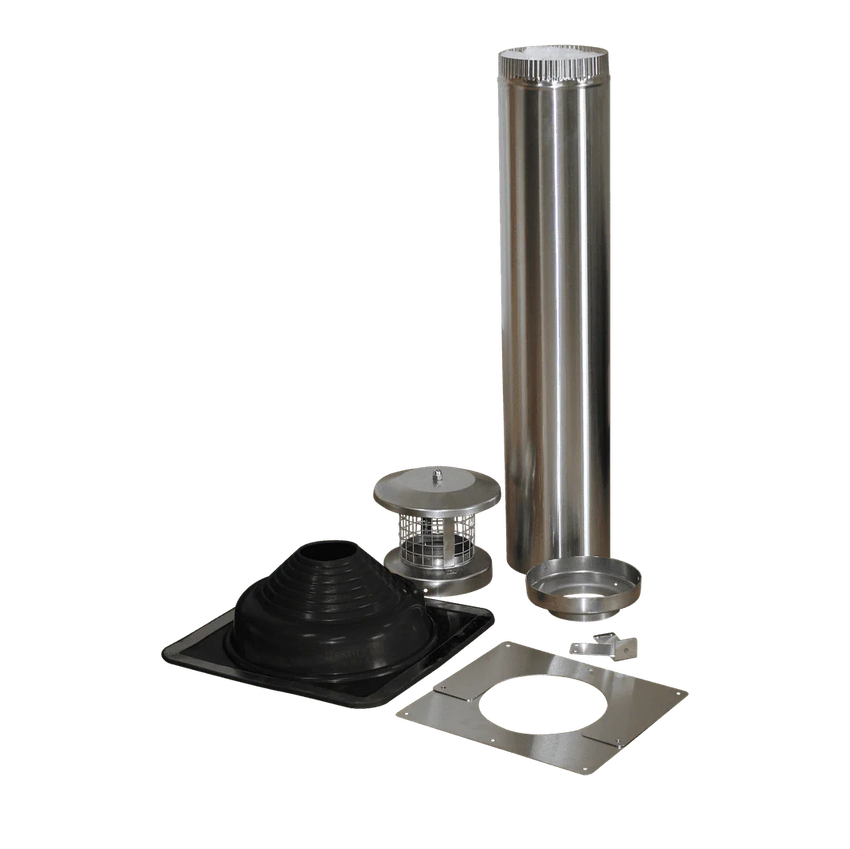 Metal Roof Exit Kit for Mini Wood Stove