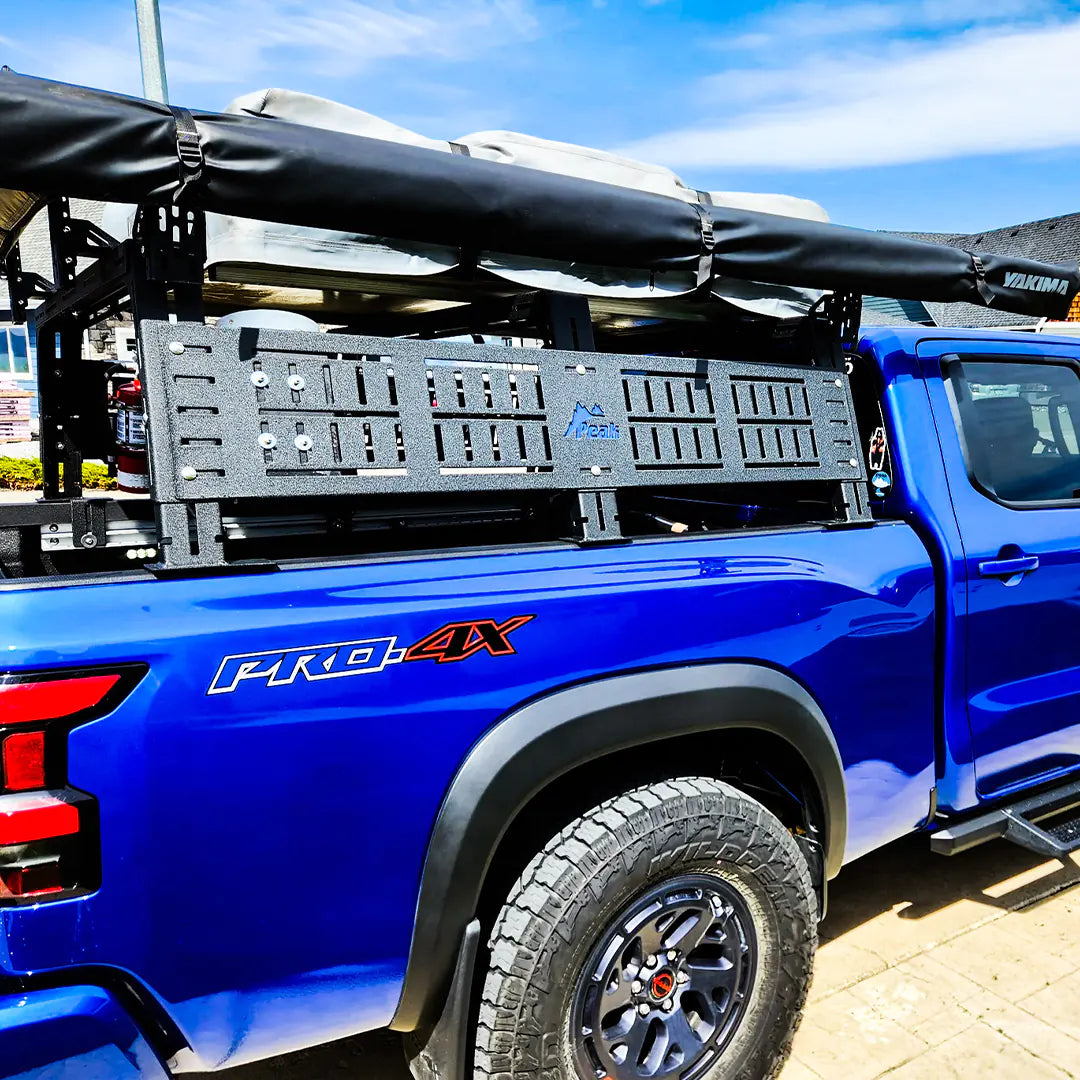 Adjustable Bed Rack tonneau cover with custom colors fitting with truck color