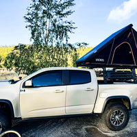Adjustable Rack for Roof Top tent compatible tonneau cover