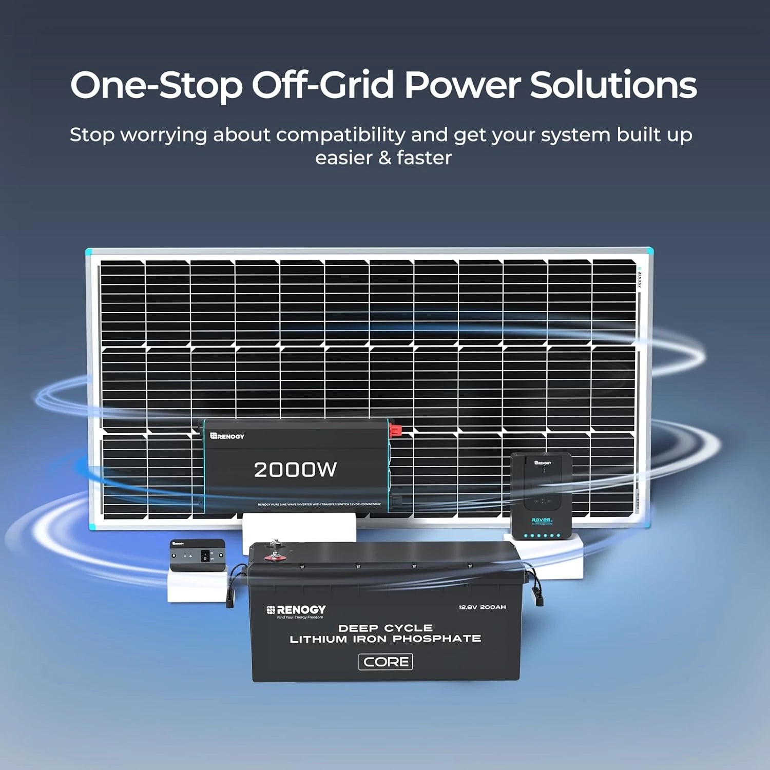 Batterie pour Van Life  compatible pour panneau photovoltaique