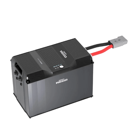 Batterie au Lithium pour Camping Car vue de côté