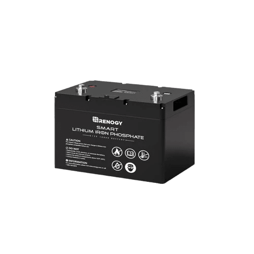 Batterie Au Lithium pour roulotte vue de face