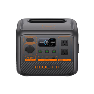 Top view of the portable battery pack for camping, lithium battery supply