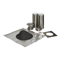 Shingled Roof Exit Kit 2 Pipes
