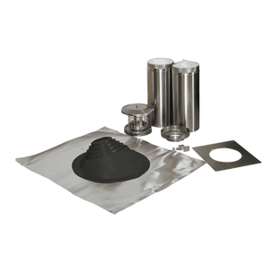 Shingled Roof Exit Kit 2 Pipes
