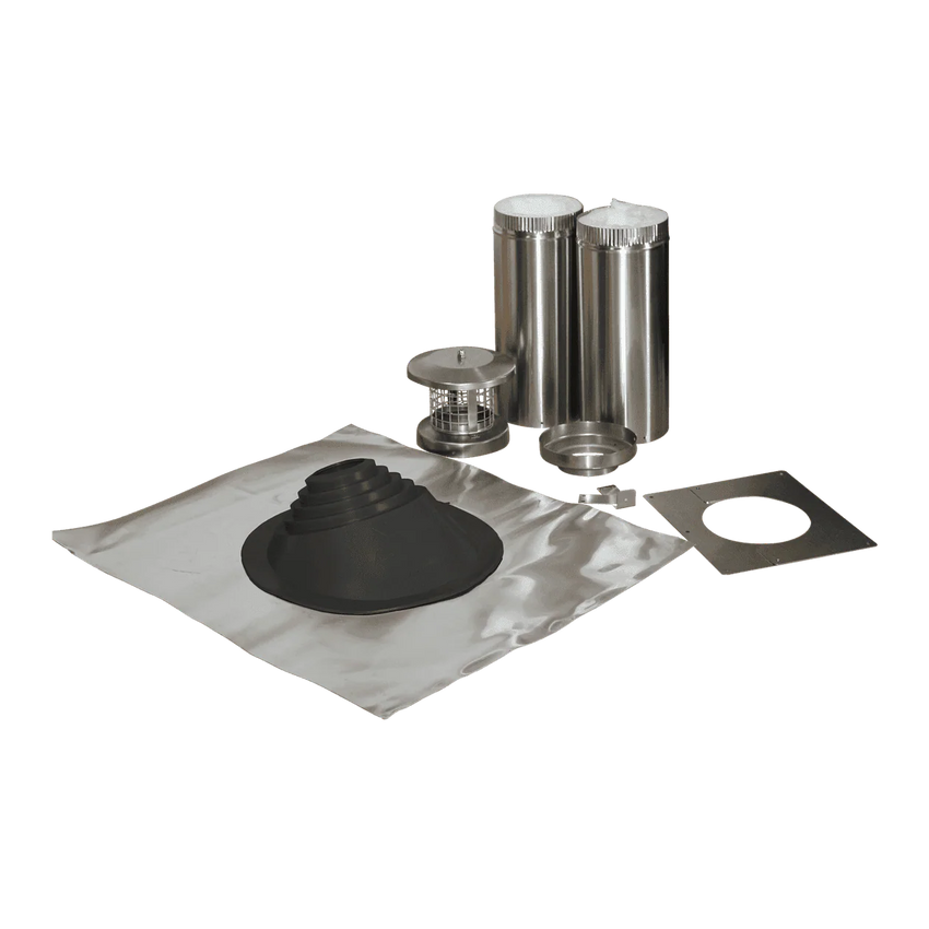 Shingled Roof Exit Kit 2 Pipes