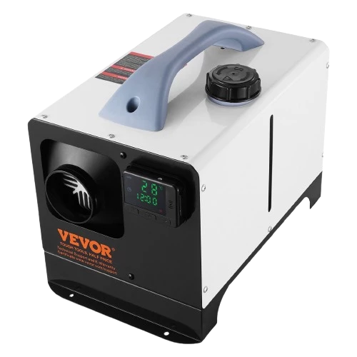 Diesel heater for cabin front view