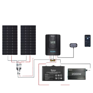 Contrôleur de Charge Solaire selon le schéma de raccordement