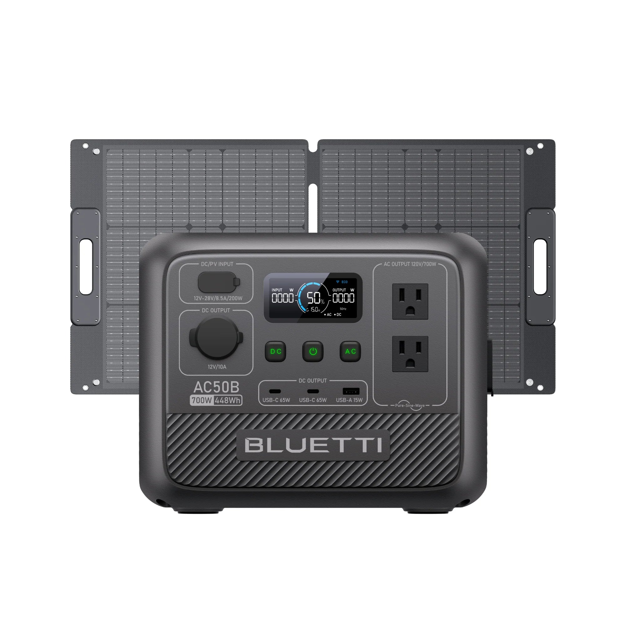 View with a Bluetti AC50