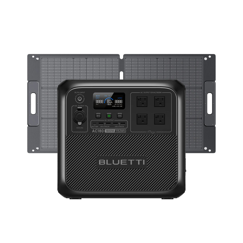 View with a AC180 Portable Power Station