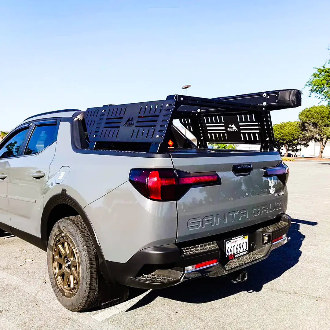 Rear view of the brand new vehicle