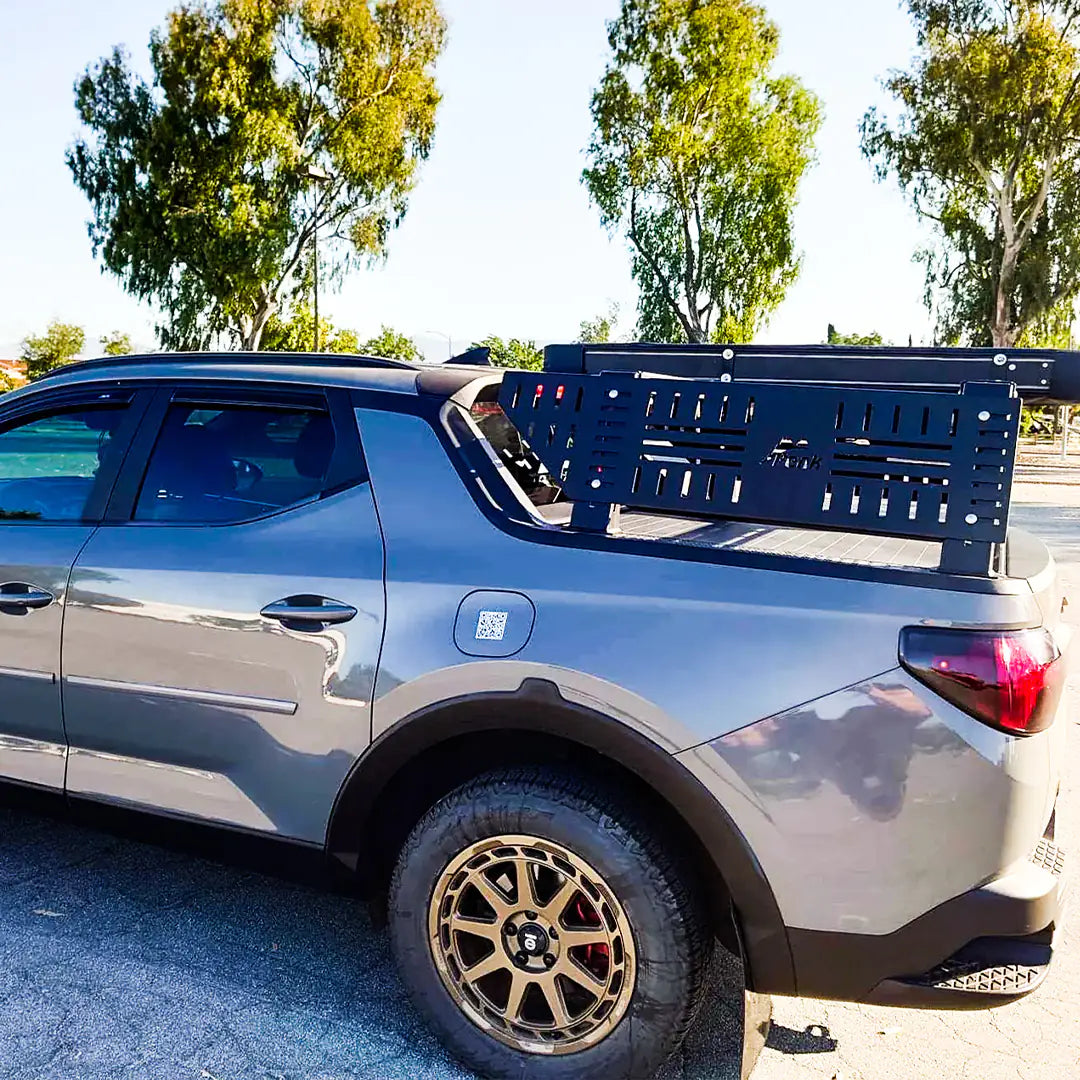 Side view with tree background