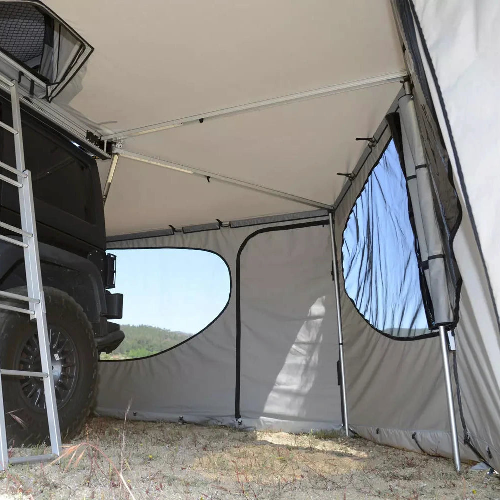 Inside view walls and top