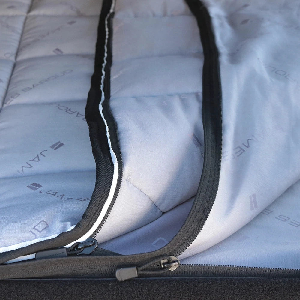 Top view of the bedding & comfort sheets