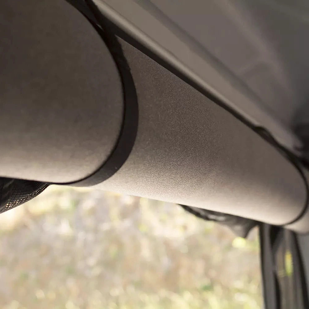 Liner thermal insulation on the door of the roof top tent