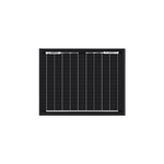 Panneau solaire pour tente vue des cellules