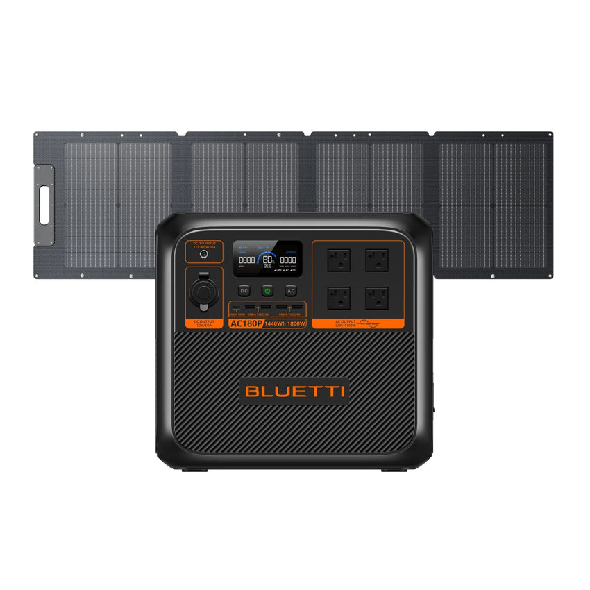 View with solar panel