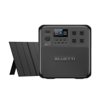View with 350W Portable solar panel