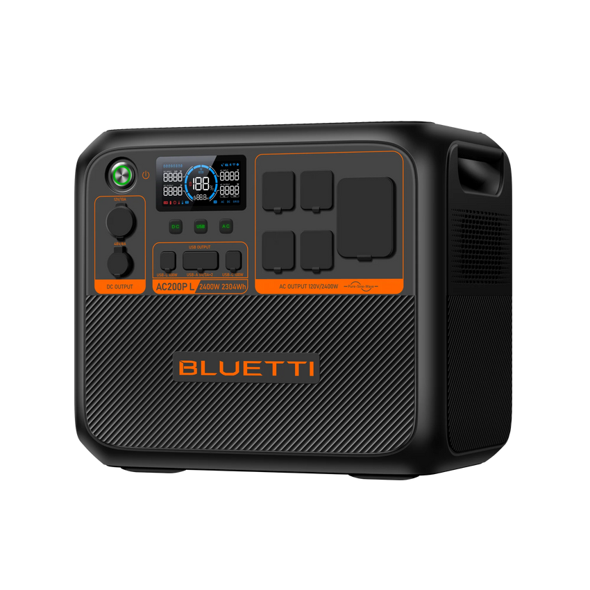Side view of the 110V Battery Power Pack