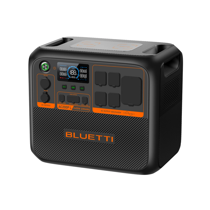 Front view of the Bluetti AC200PL