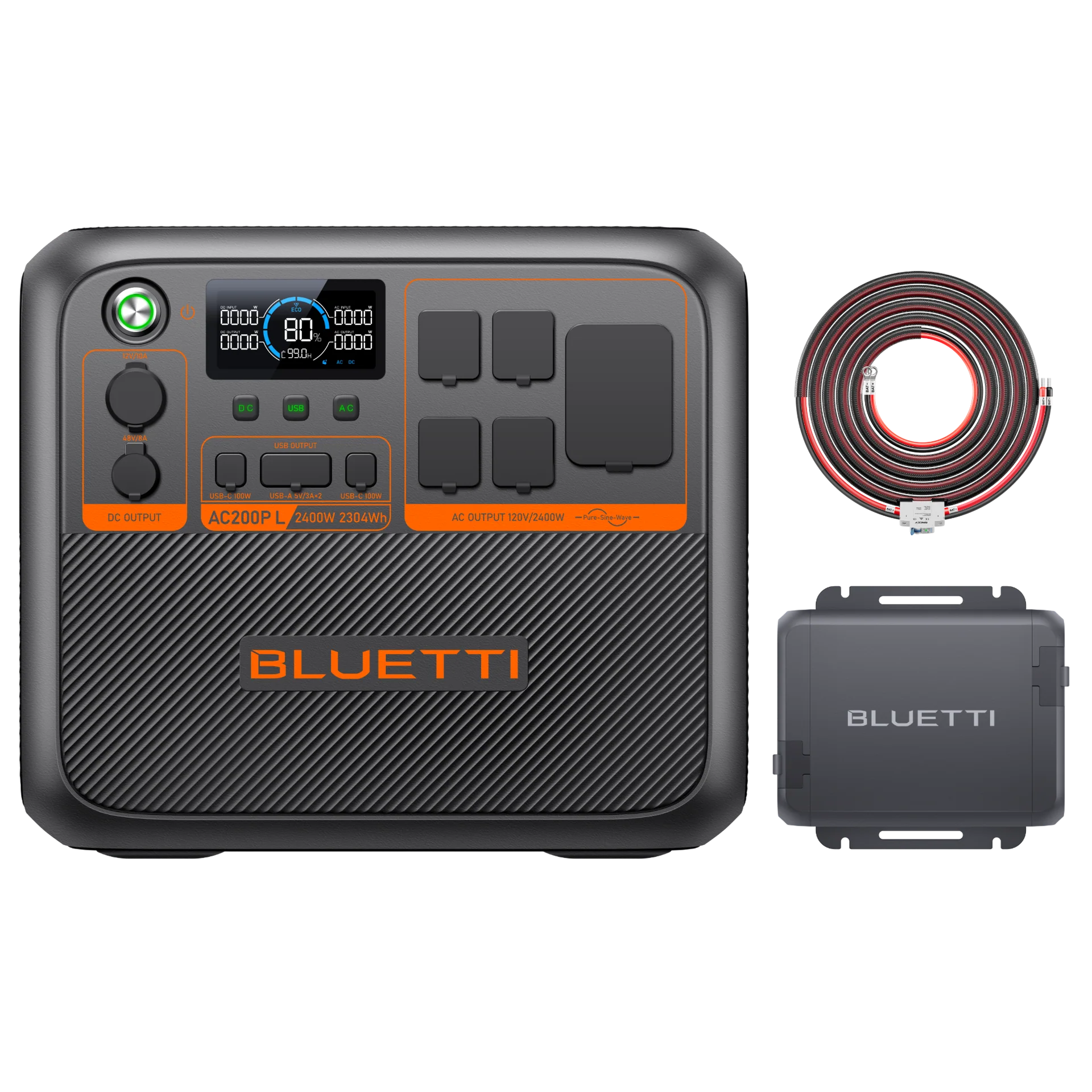 View with DC Charger, for DC DC charging in Car or camper