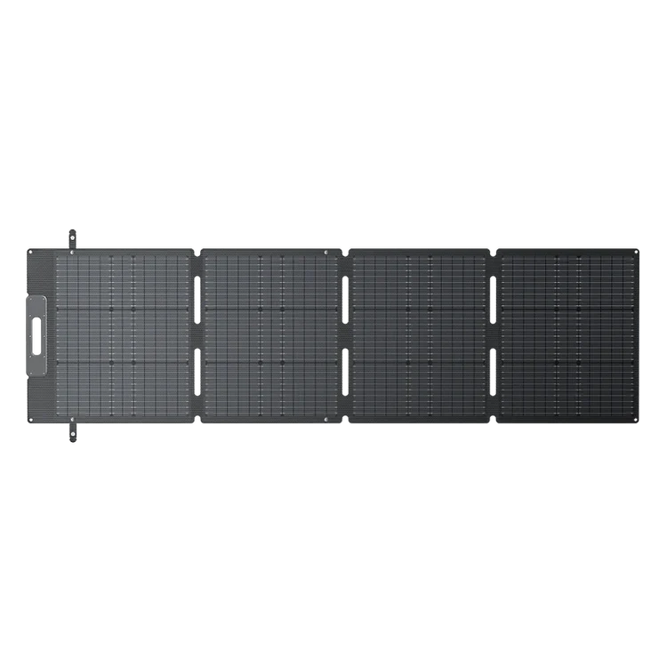 Front view of the Portable solar panel for roof top tent