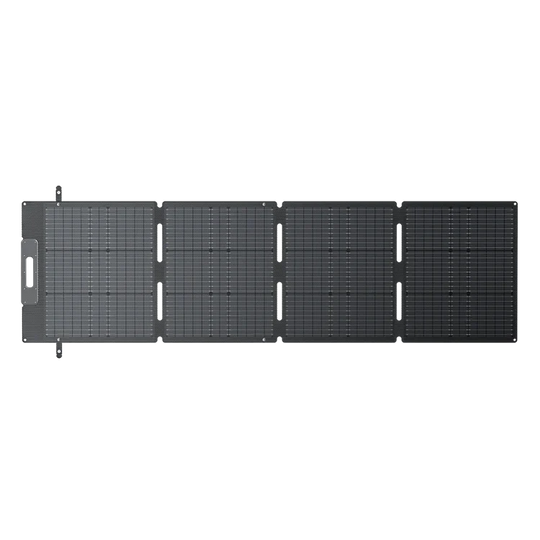 Front view of the Portable solar panel for roof top tent