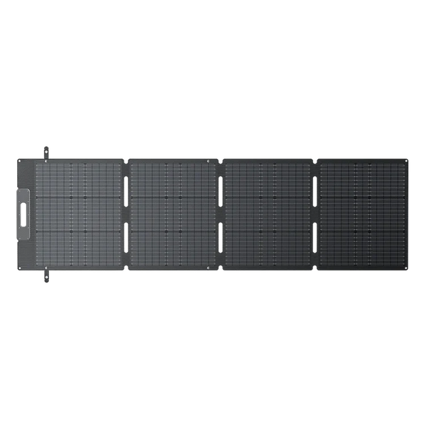 Front view of the Portable solar panel for roof top tent