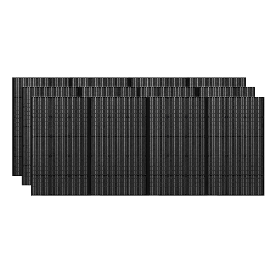 Set of 3, 1050W Portable Solar Panel