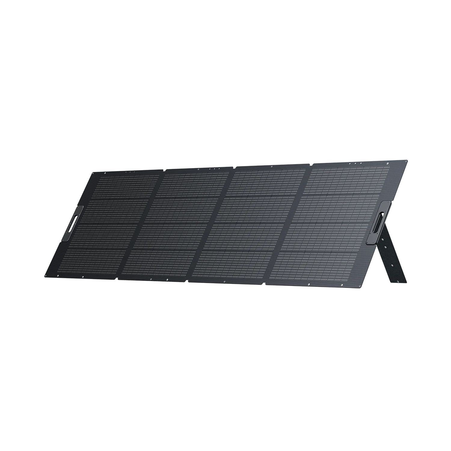 Front view of the Monocristallin & portable solar panel for road trip, camping or roof top tent