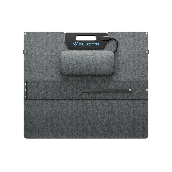 Folded view of the 350W portable solar panel
