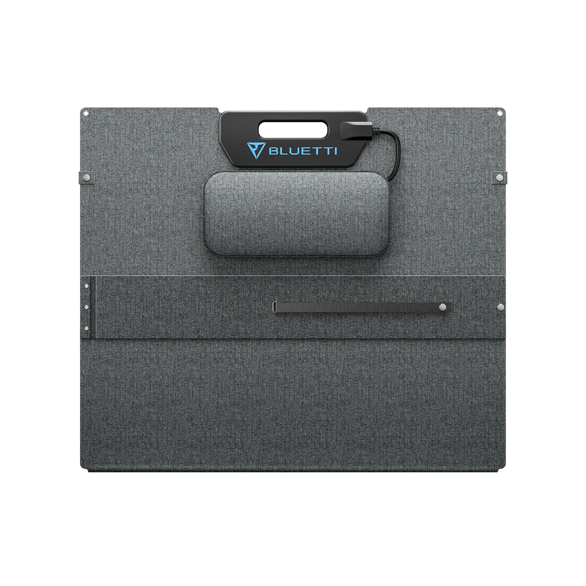Folded view of the 350W portable solar panel