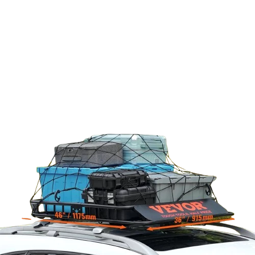 Porte Bagage pour Auto avec possibilité de fixer des équipements sur les côtés