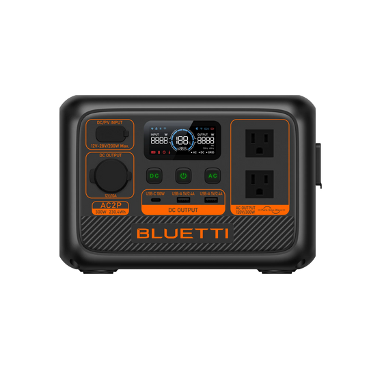 Front view of the Power Bank with AC Outlet